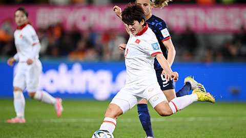 Trần Thị Thu dẫn đầu về chỉ số cản phá bóng tại World Cup nữ 2023